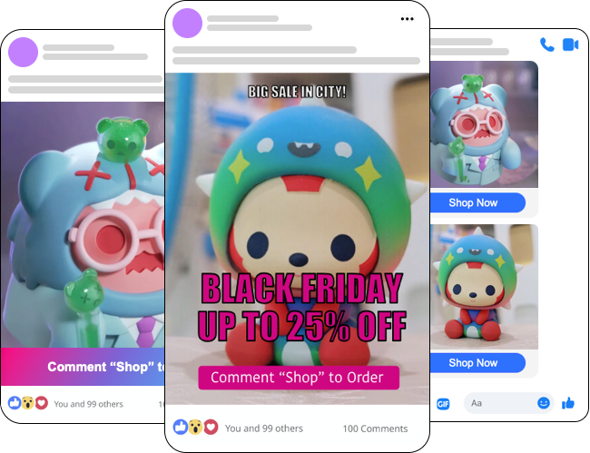 Facebook & Instagram Shop Facebook Shoppable Post allows your audiences to shop for the items that are featured on the posts, reels & stories and checkout natively within the Facebook app. No native Instagram/Facebook shop required.